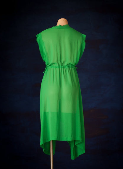 Floaty Atonement Green Dress