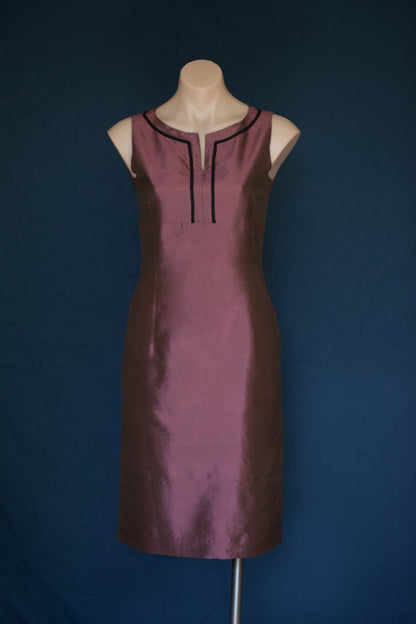 INC lilac silk dress
